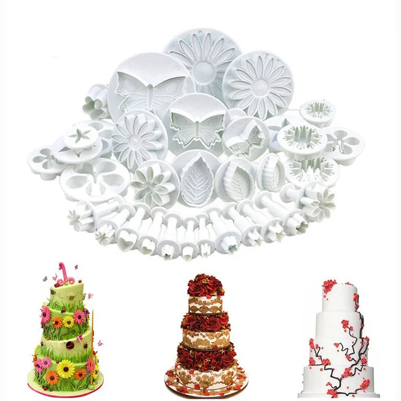 10 видов 33 наборов пластиковые цветочные инструменты для украшения тортов из