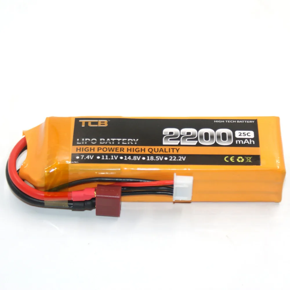 TCB RC Lipo батарея 11 1 V 2200 Mah 3 S 25C для вертолет Квадрокоптер с дистанционным