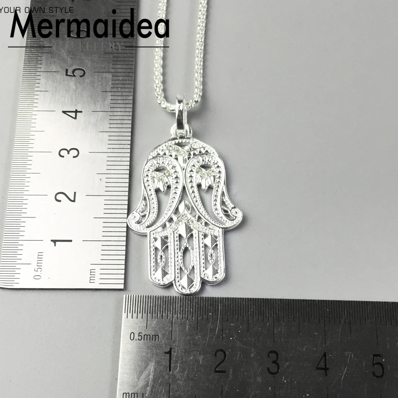 Necklace Paisley Design Hand of Fatima 2020 Brand New Link Chain Fashion Jewelry Jewellery Gift Women Friend | Украшения и