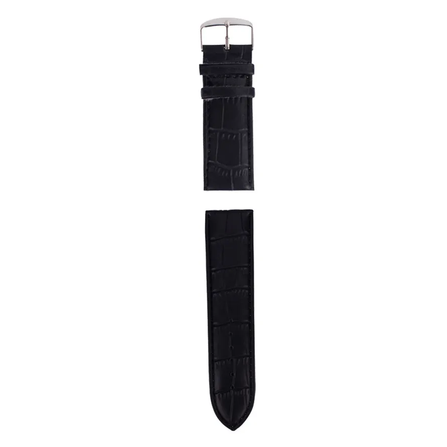 Дропшиппинг 24 мм кожаный ремешок для часов стальная пряжка Sweatband для кварцевых наручных часов nov27