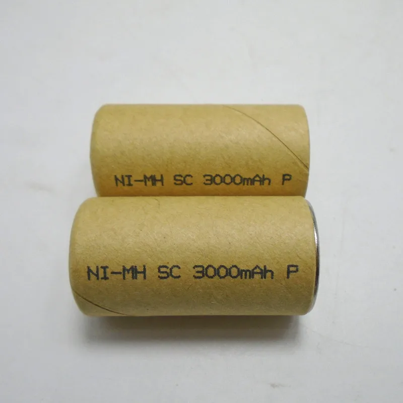 SC 1 2 V Ni mh 3000mah аккумуляторные батареи с уровнем разряда 10 15C|Перезаряжаемые
