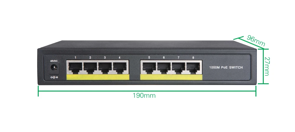 TS8208 4P 4 порта полный гигабитный коммутатор POE с портами PoE 8 портов 10/100/1000 м