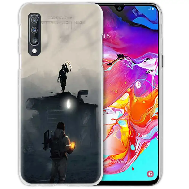 02 Death Stranding чехол для samsung Galaxy A50 A70 A20e A40 A30 A20 A10 A8 A6 плюс A9 A7 жестркий Прозрачный поликарбонатный чехол-портмоне для телефона чехол - Цвет: 02