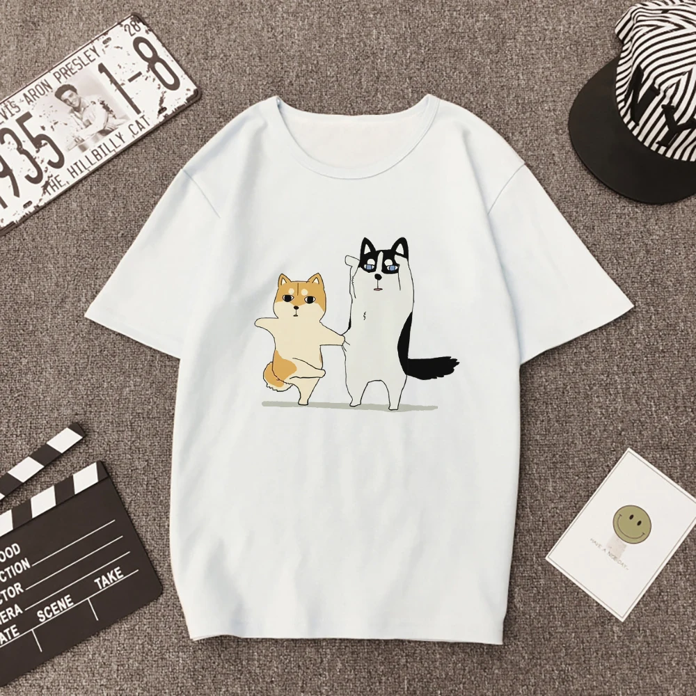 ZSIIBO Husky shaba Inu/футболка большого размера для девочек костюм забавные летние