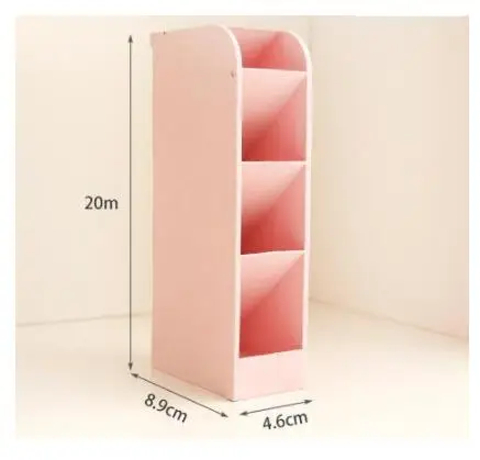 pink Креативная пшеничная соломенная однотонная коробка для хранения многофункциональная настольная коробка для хранения офисная ручка органайзер для хранения канцелярских принадлежностей - Цвет: pink