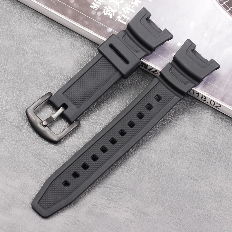 Силиконовый ремешок для мужчин подходит Casio SGW-100 женские повседневные спортивные