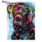 Когда-либо в настоящий момент собака Алмазная вышивка крестиком на рисунке, ПЭТ полная квадратная дрель Алмазная вышивка ручной работы настенный Декор для дома S2F1207