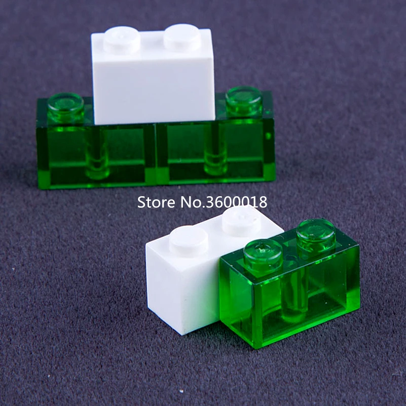 50 шт./лот DECOOL части 1*2 совместимые 3004 1x2 высокие частицы Кирпичи MOC DIY блоки игрушки