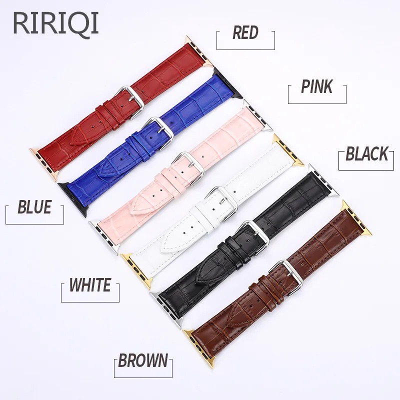 The new Quality Genuine leather strap Apple watchband iWatch4 Watchband 38mm 40mm 42mm 44mm|Ремешки для часов| |
