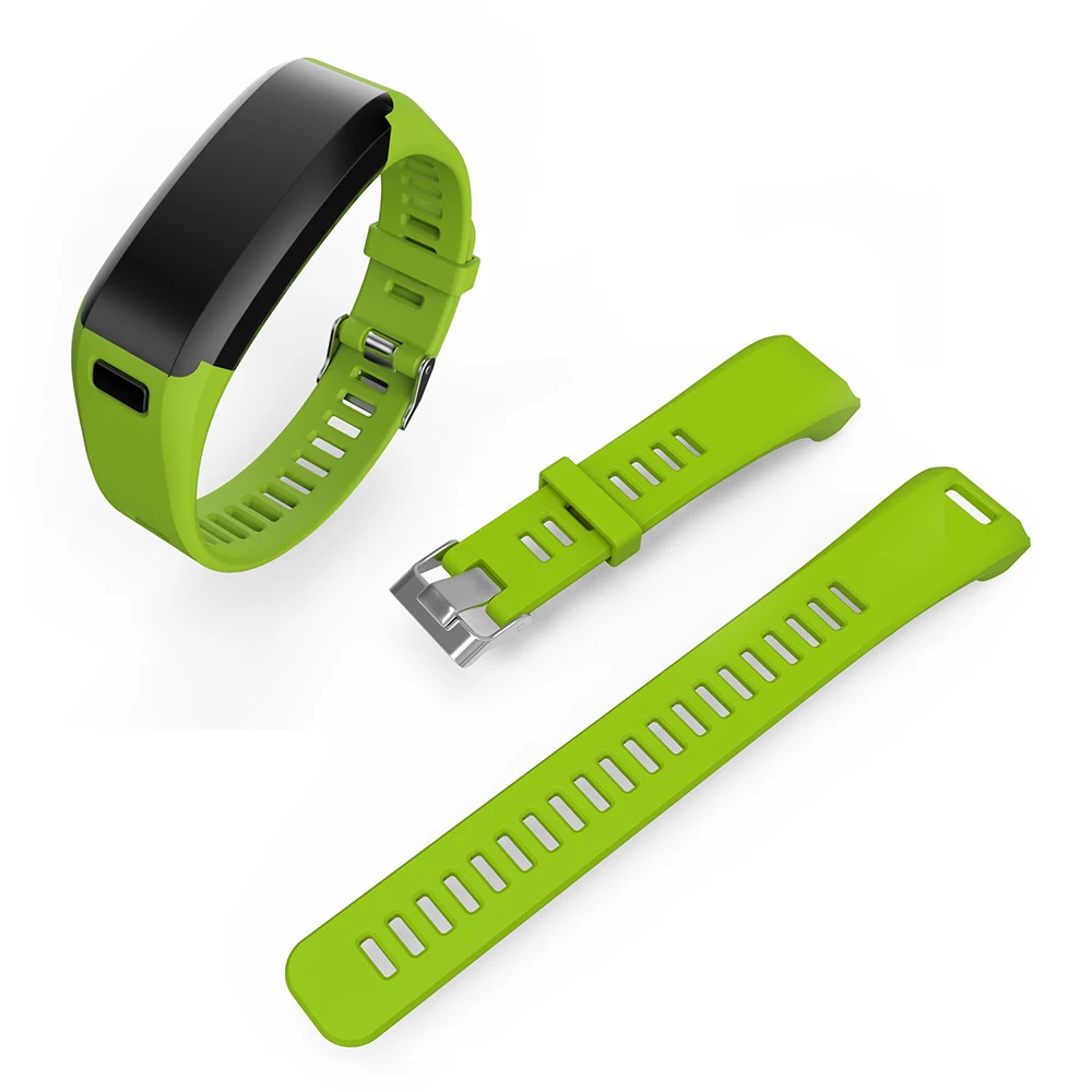 Спортивные Мягкие силиконовые браслеты браслет для Garmin Vivosmart HR Сплит ремень с