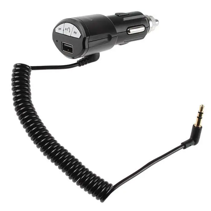 USB Car Charger A2DP 3.5mm Auto Bluetooth Transmitter MP3 Player Hands Free Aux Audio Stereo Receiver Adapter BC10 |