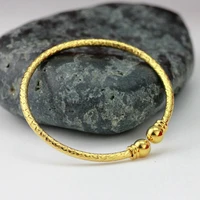 carved cuff bangle yellow gold filled womens cable bangle gift