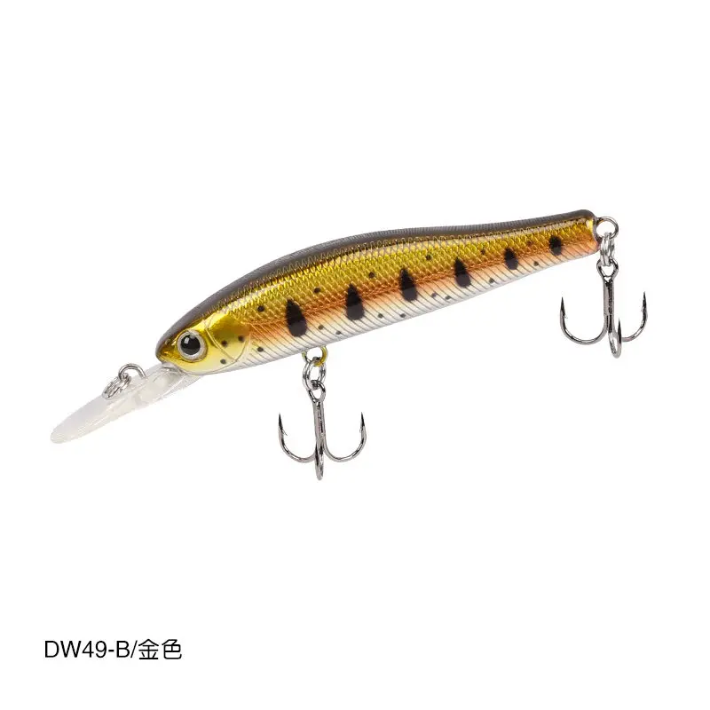 Color B Le Fish TSURINOYA, 65 мм, 5,5 г, подвесная приманка в виде гольяна, длинная литая приманка, имитация рыболовного магнита, центробежная с 3D глазами, DW49 - Цвет: Color B