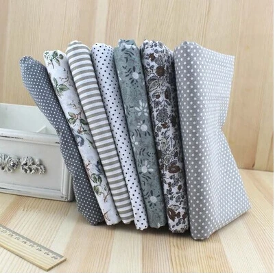 Хлопковая ткань с цветочным принтом 7 шт. 50*50 см|patchwork tilda|fat quarter bundlesfat quarters |