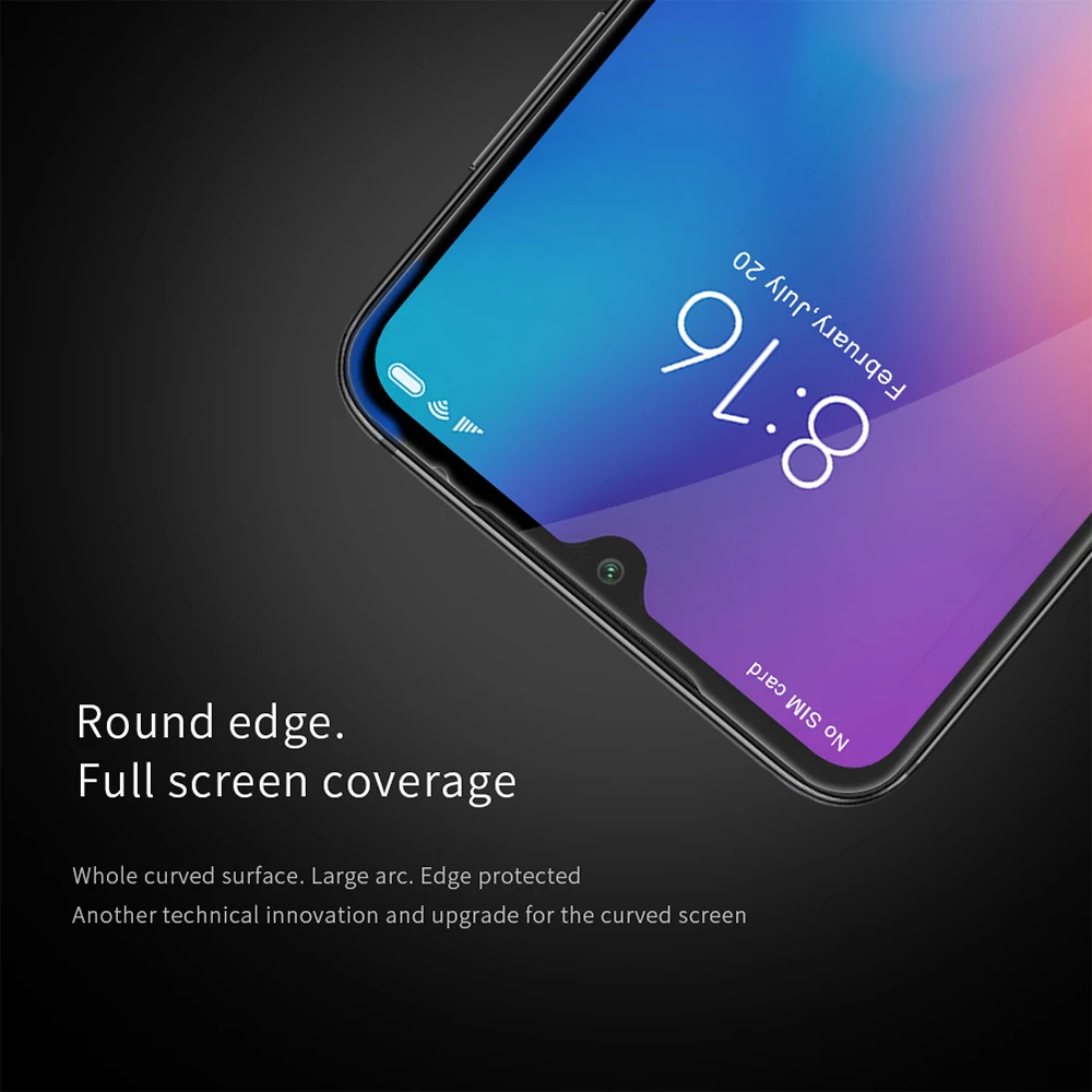 Для Xiaomi Mi 9 Explore ORE/Mi Защитная пленка полностью покрывающая закаленное стекло NILLKIN