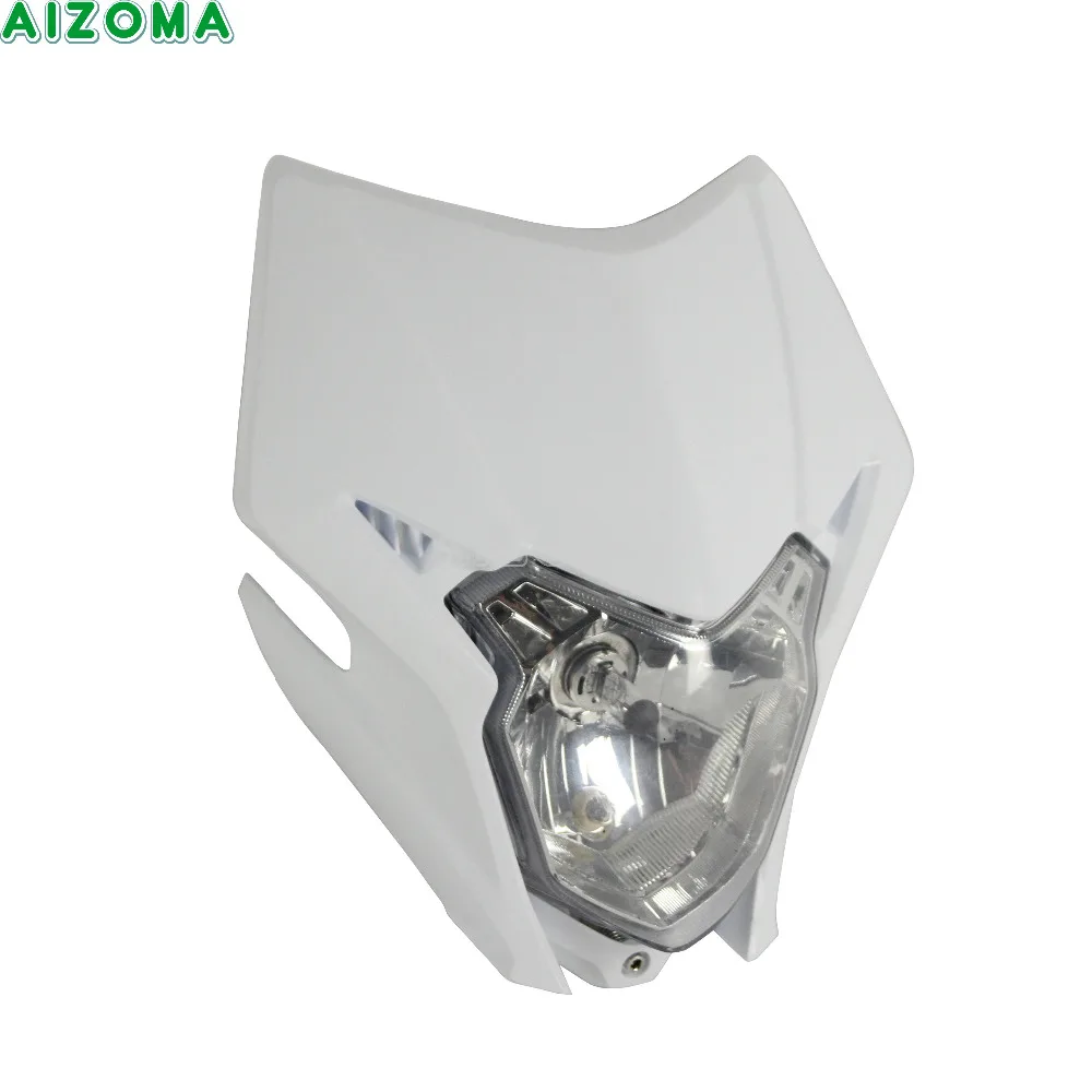 MX эндуро белый головной светильник 12 В/35 Вт для Honda CRF150L CRF230 CRF250 CRF450 F CRF 125 250 450 R/S/M/L