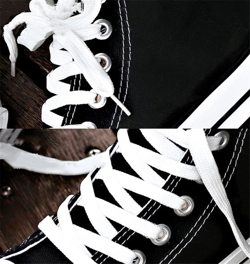 Высококачественная классическая женская парусиновая обувь; Новинка года; сезон осень; женская Вулканизированная обувь с высоким берцем на плоской подошве; обувь по заводским ценам; женская повседневная обувь