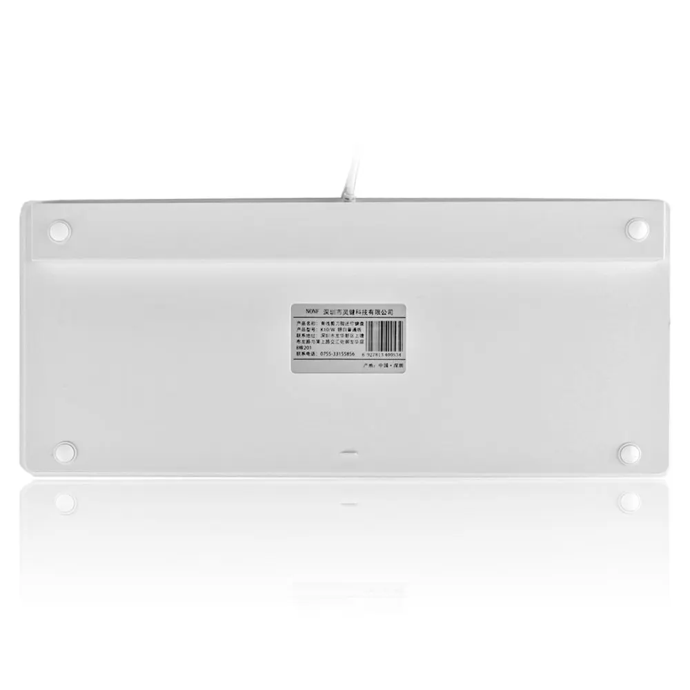 Мини клавиатура ультратонкая портативная Проводная с 78 клавишами для ПК Mac