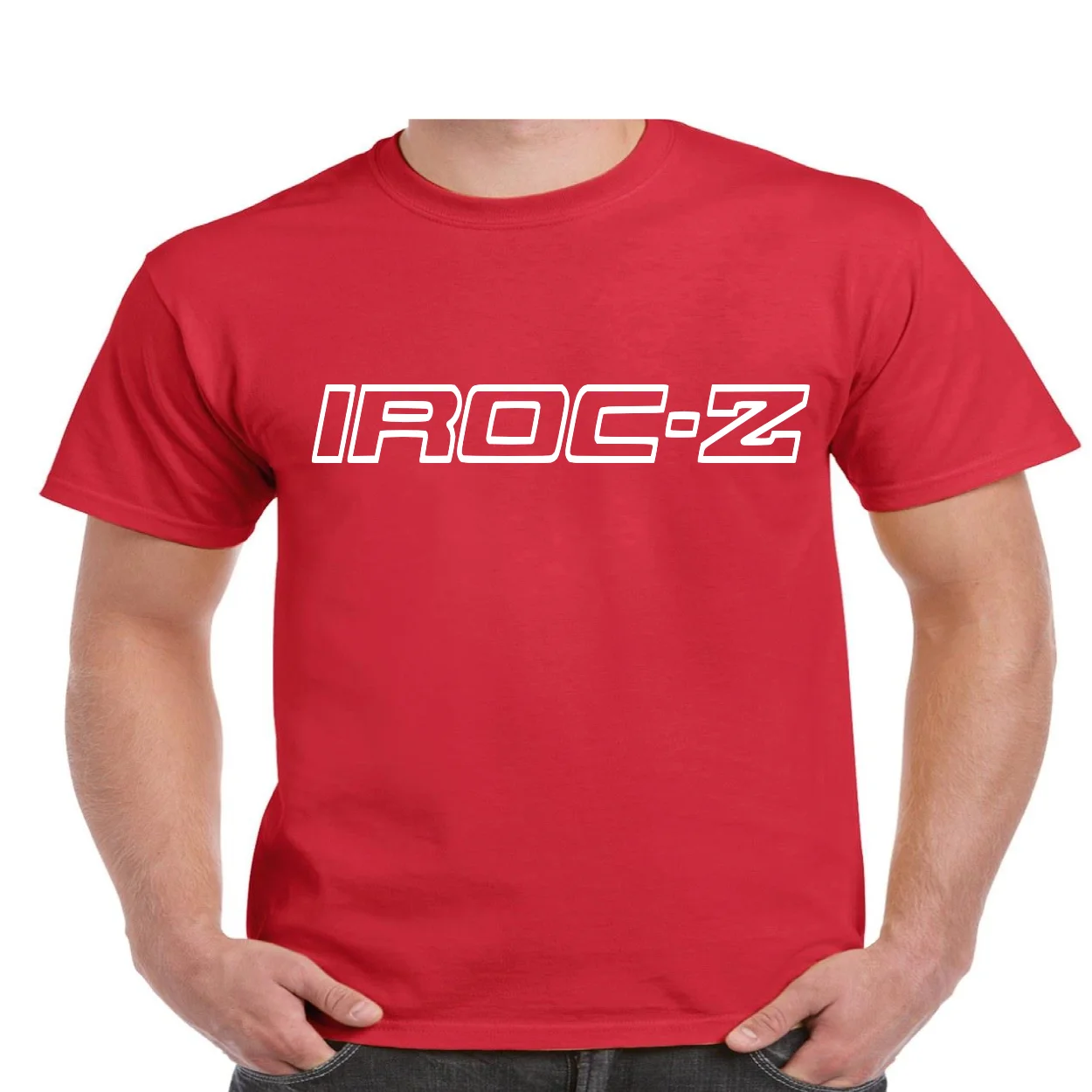 Iroc Z Chevy Camaro футболка с логотипом летняя круглым вырезом Бесплатная доставка