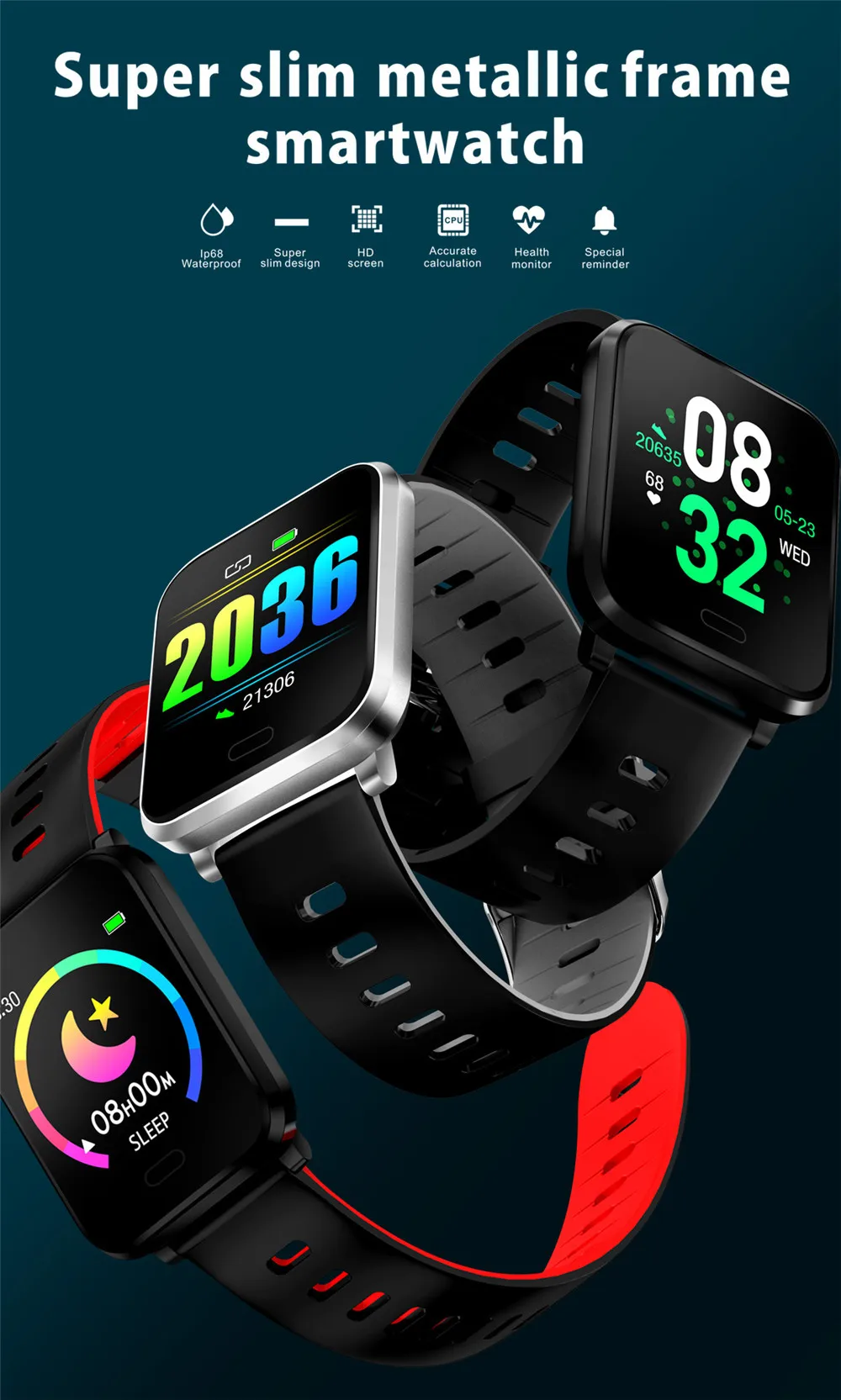 Greentiger, новинка, K10 Plus, Смарт-часы, IP68, водонепроницаемые, пульсометр, кровяное давление, фитнес-трекер, спортивные смарт-браслеты