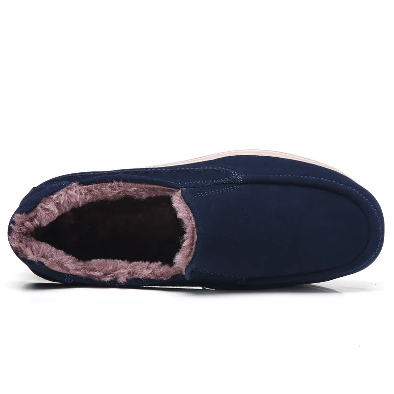 Krosovki/зимняя женская обувь с плюшевой подкладкой на платформе без шнуровки