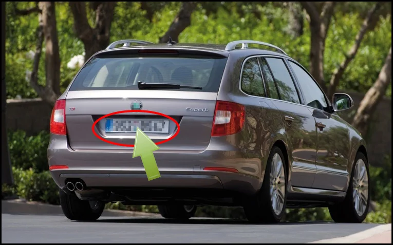 AUTONET заднего вида Камера для SKODA Superb Combi B6 2008~ /CCD/Ночное видение/Обратный Камера/ резервное копирование Камера/номерной знак Камера
