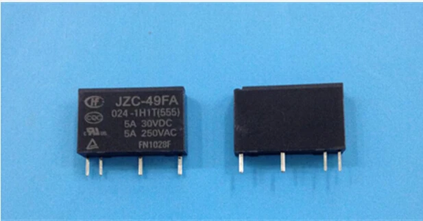Горячая новинка JZC-49FA-024-1H1 JZC-49FA 024-1H1 24VDC 024-1H1-24VDC 24V 5A реле DIP4 | Обустройство дома