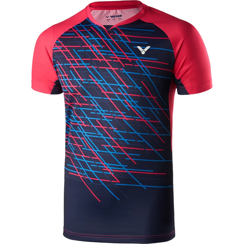 Мужская и женская спортивная футболка Victor Badminton быстросохнущая новинка 2019|Наборы