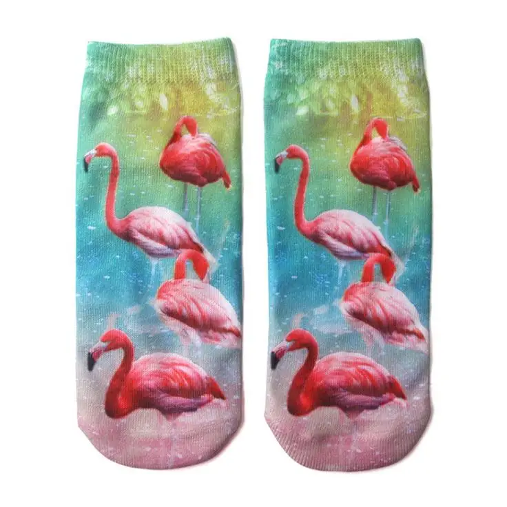 3 пары носков с объемным принтом для девочек детские Вьетнамки красной короной