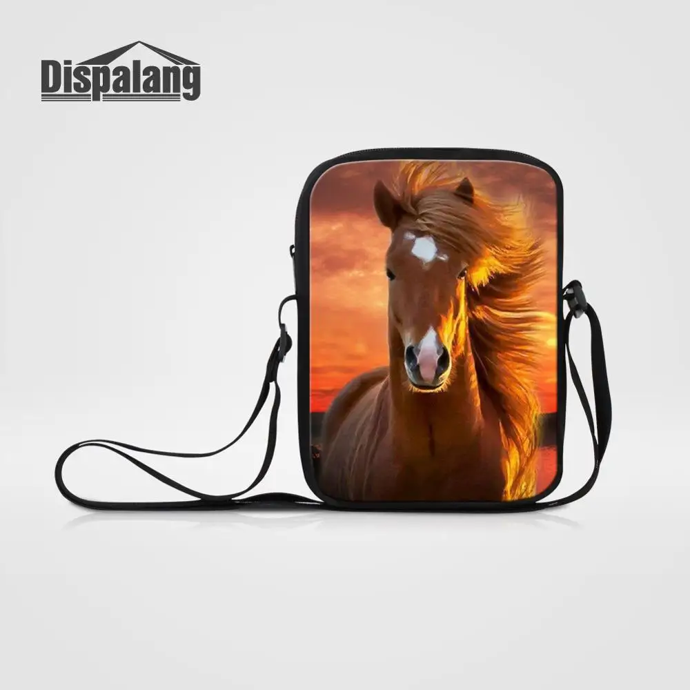Dispalang Повседневное мужские маленькие Курьерские сумки череп печати Crossbody мешок для детей сумка Студент Дети Книга сумка - Цвет: Коричневый сахар