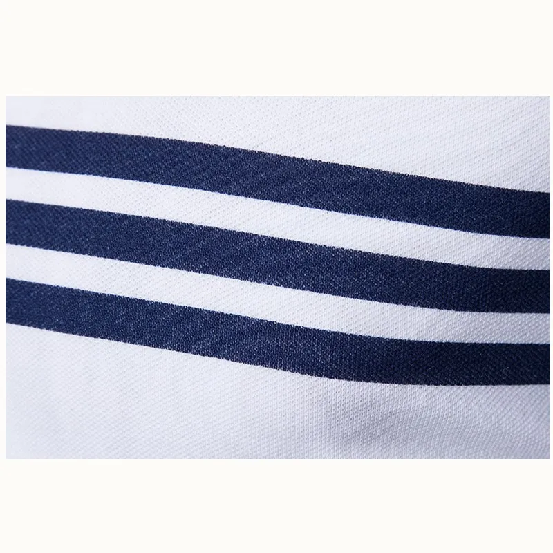 2018 High Quality brand New arrival summer Men Casual Striped Polo Shirt men's slim fit cotton Men's short sleeve polo shirt | Мужская