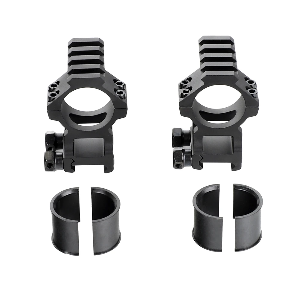 ohhunt Rock-Solid 25.4mm 30mm Scope Picatinny Rings Hunting Tactical Riflescopes Mounts With Top Rail For AK 47 AR15