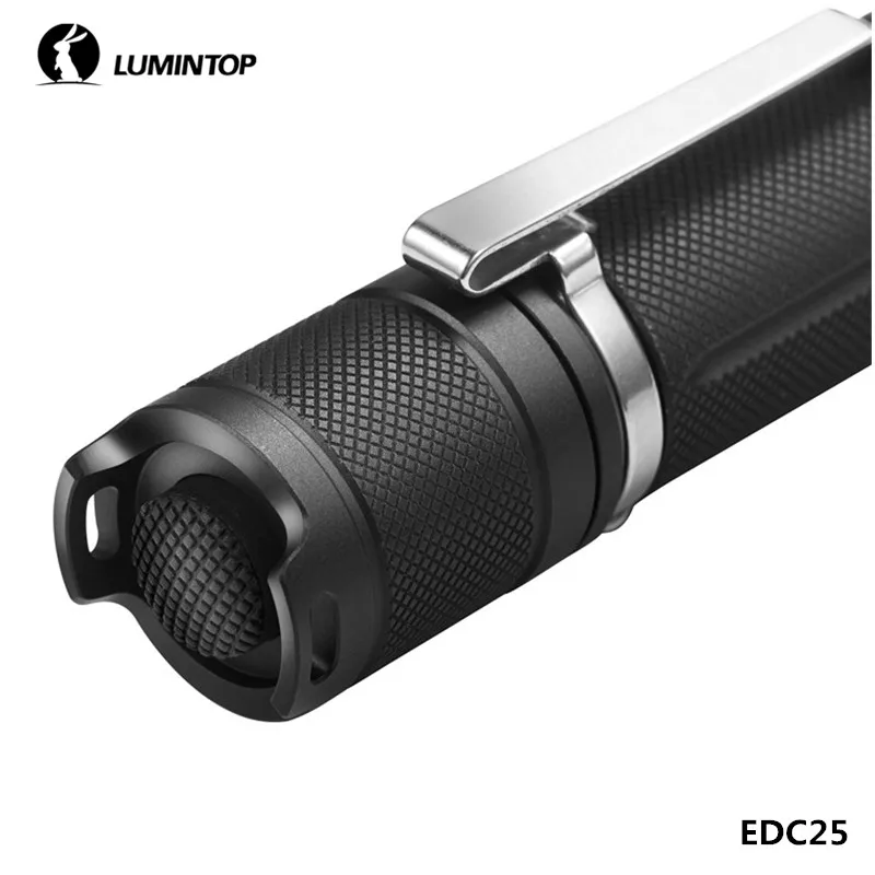 Люминесцентный EDC25 USB Перезаряжаемые карманный фонарик двойной переключатель