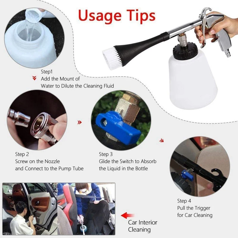 Инструмент для чистки автомобиля высокого давления инструмент ухода за