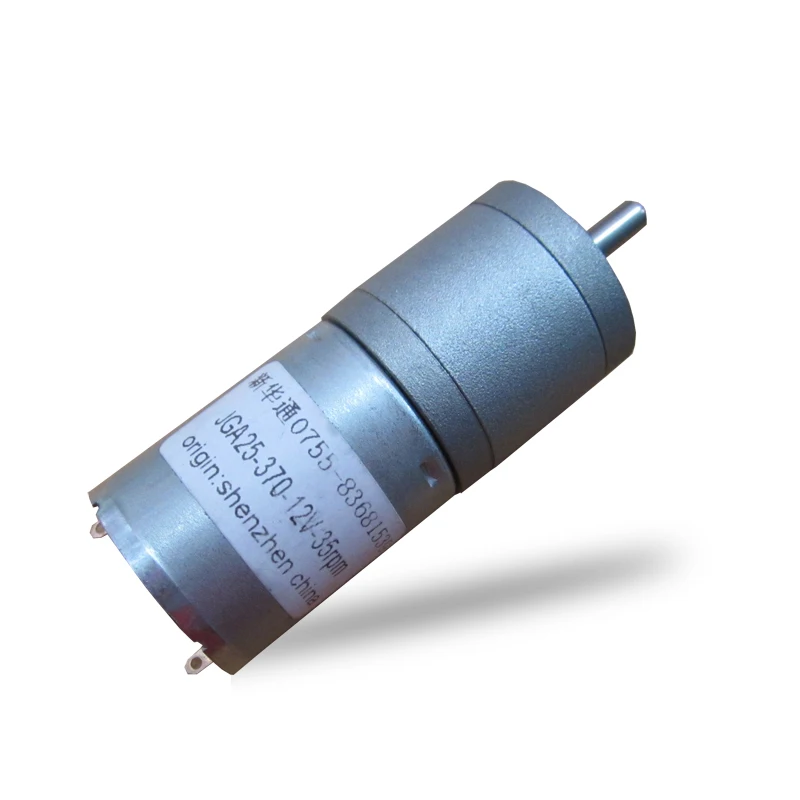 JGA25-370 мотор-редуктор постоянного тока умный робот автомобильный мотор 6V12V24V