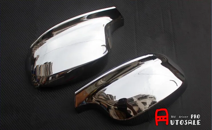

FOR BMW X3 F25 2011 2012 2013 ABS Chrome Exterior Side Mirror Rearview Cover Trim 2pcs Glossy