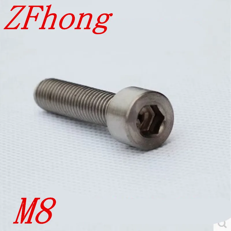 20 шт. титановые шестигранные головки M8 * 20/25/35/30/35/40/45/50/55/60 TA2 | Обустройство дома