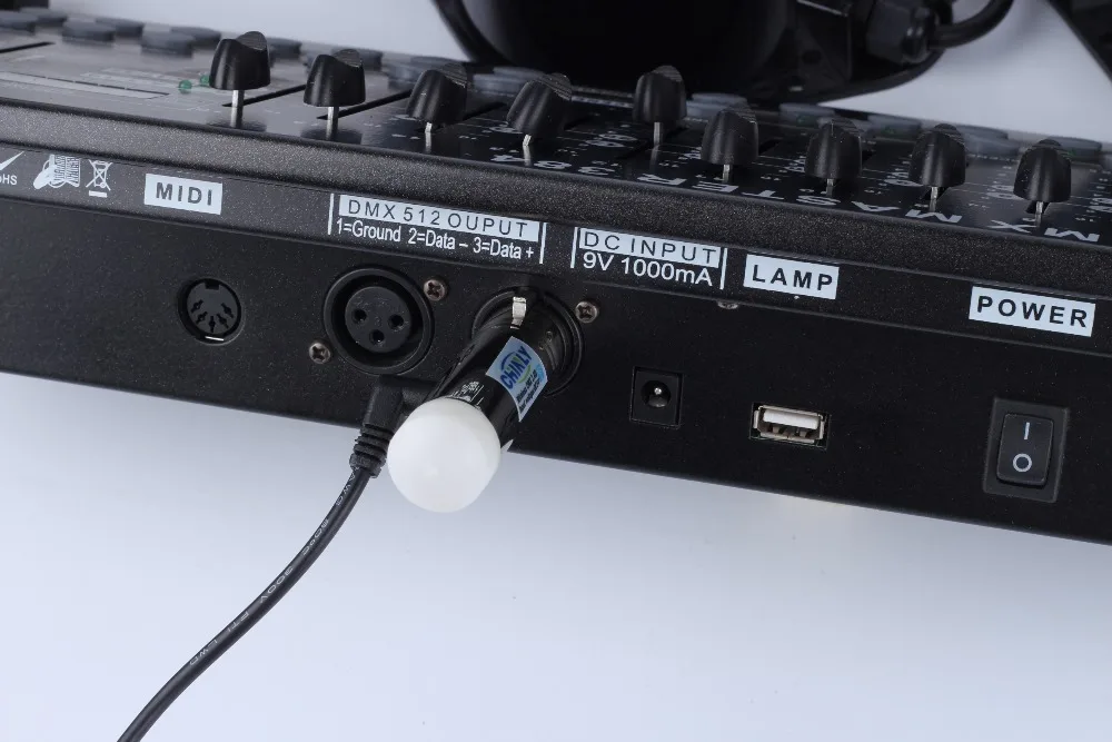 DMX512 беспроводной приемник 2,4G ISM DMX беспроводной контроллер освещения расстояние связи 300 м для сценического освещения