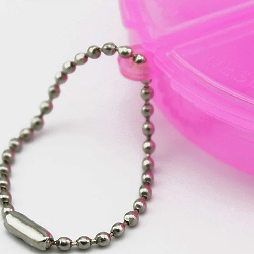 Круглая форма 7 сеток еженедельный медицинский таблеточный пластиковый ящик для