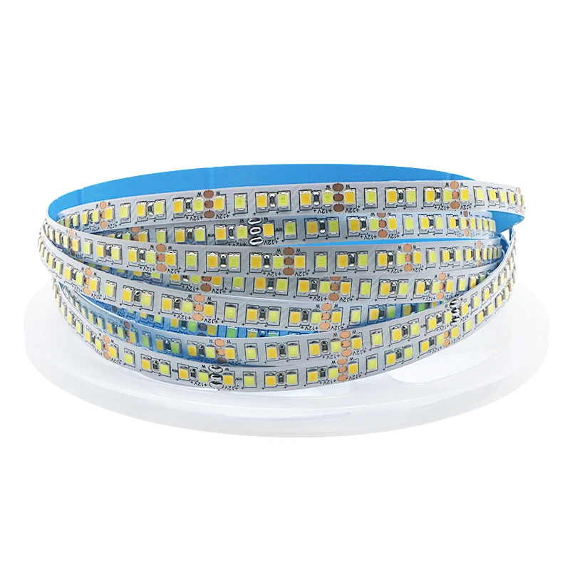 Светодиодная лента SZYOUMY SMD 2835 двойная белая диммируемая цветовая температура CCT 12