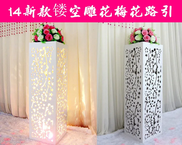

Wedding Pillars Wedding roman column Wedding Stands 4PCS/LOT With LED Lights