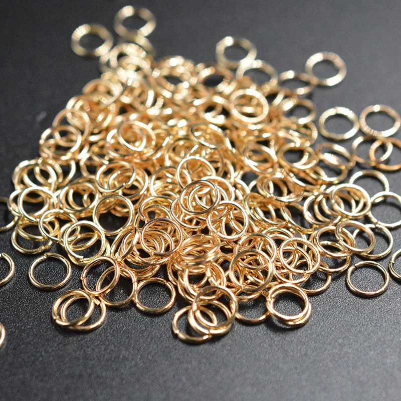 

FLTMRH 50pcs 7mmx0.9mm High Quality Open Jump Ring.er color DIY Jewelry Findings