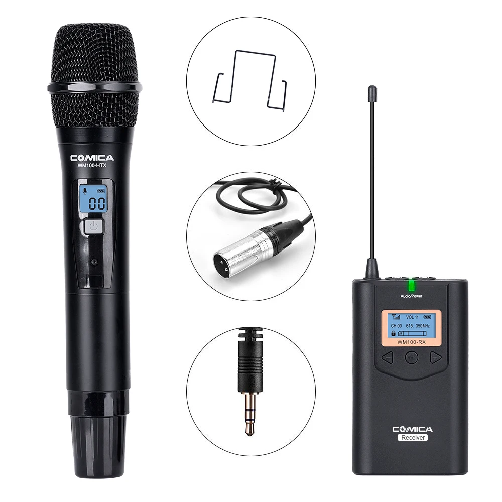 Микрофонная система Comica CVM WM100 H UHF|Микрофоны| |