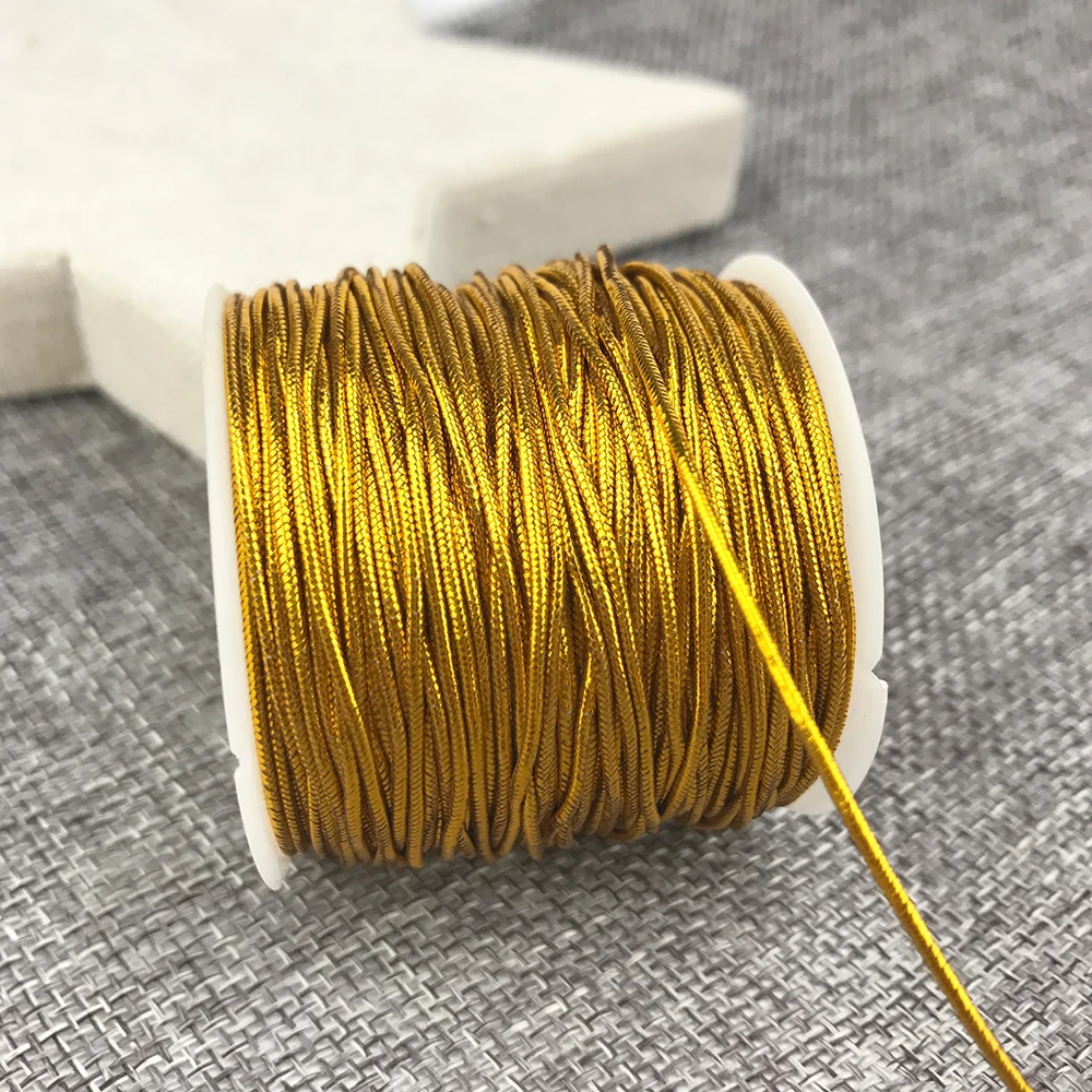 1 рулон Золотой Серебряный свадебный подарок упаковка веревка на день рождения