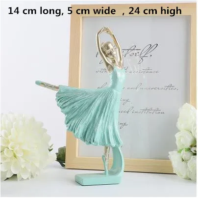 style 25 Красивая балерина девушка ремесла, характер искусства, творческие украшения для дома и офиса, свадебные подарки на день рождения - Цвет: style 25
