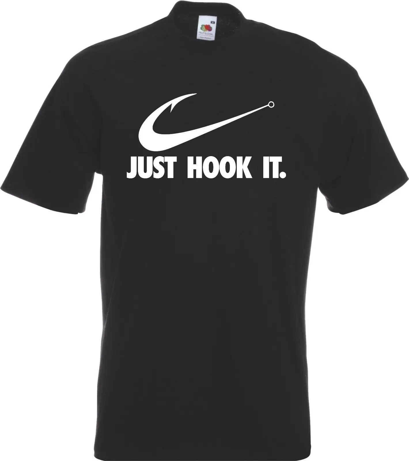 JUST HOOK IT забавная рыба Рыбацкая футболка подарок рыболовная новые футболки