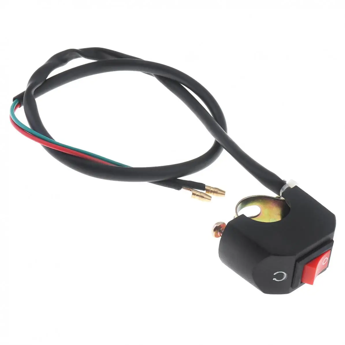 22 мм водонепроницаемый универсальный черный переключатель Руля Мотоцикла Flameout