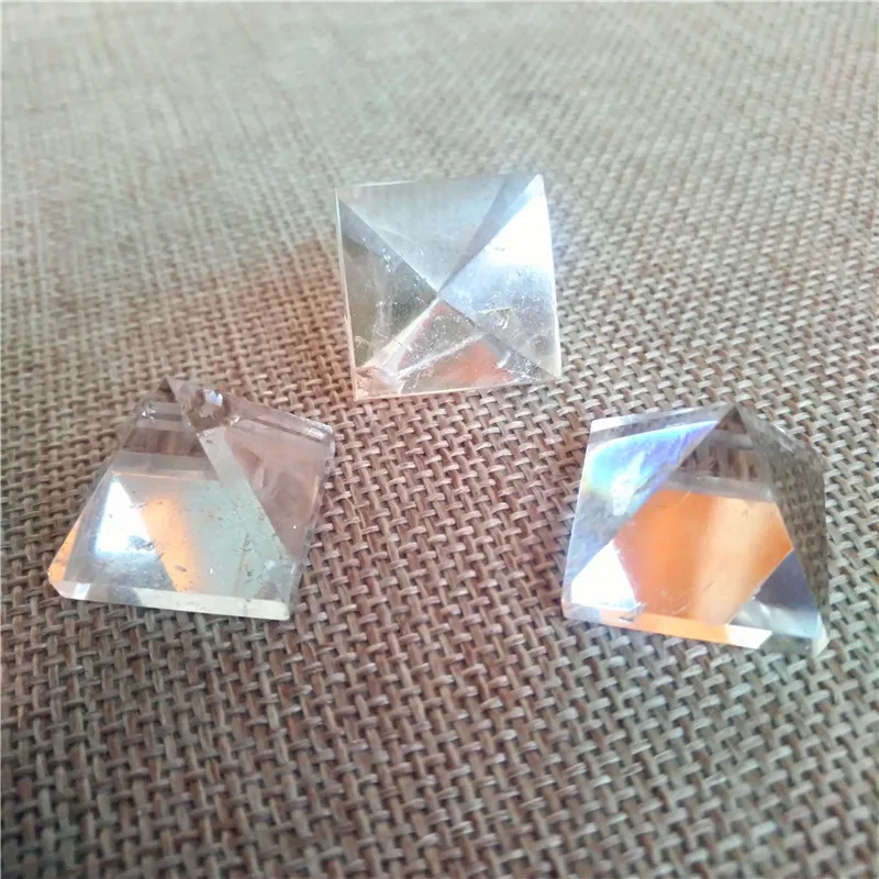 2 см пирамида из кристалла кварца натуральный декоративный с украшением в виде