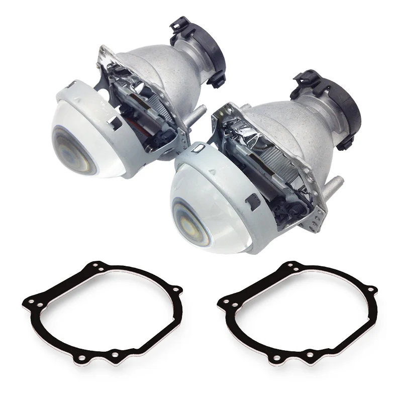 lens and bracket TAOCHIS автомобильный Стайлинг Переходная рамка адаптер Hella 3R G5 объектив проектора модифицированный кронштейн для LAND ROVER DISCOVERY 3 2004-2009 - Цвет: lens and bracket