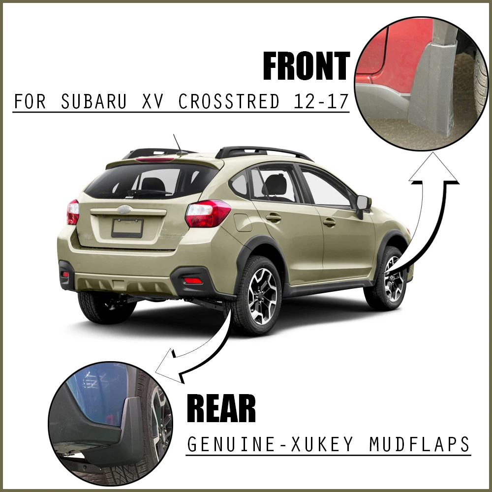 AX для Subaru XV Crosstrek 2013 - 2017 Брызговики брызговики крыло брызговиков передняя и
